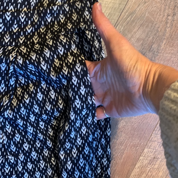 Anthropologie pants sz L, elevenses black and white - Picture 4 of 4